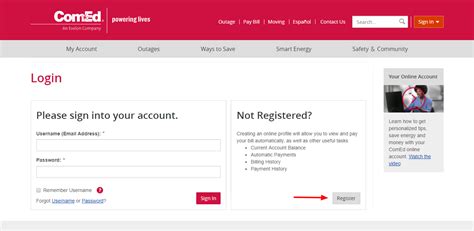 comed online account